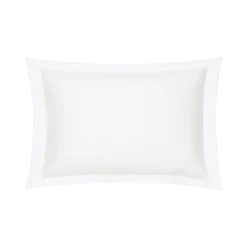 BLANC DES VOSGES Taie d'oreiller Satin
