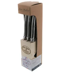 Bloc de 6 couteaux Laguiole inox - Jean Dubost