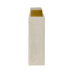 Boîte céramique déco brossé crème 30 cm Sirine
