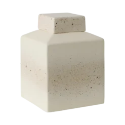 Boîte céramique déco moucheté 20 cm Sélène