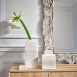 Boîte céramique déco moucheté 36 cm Sélène