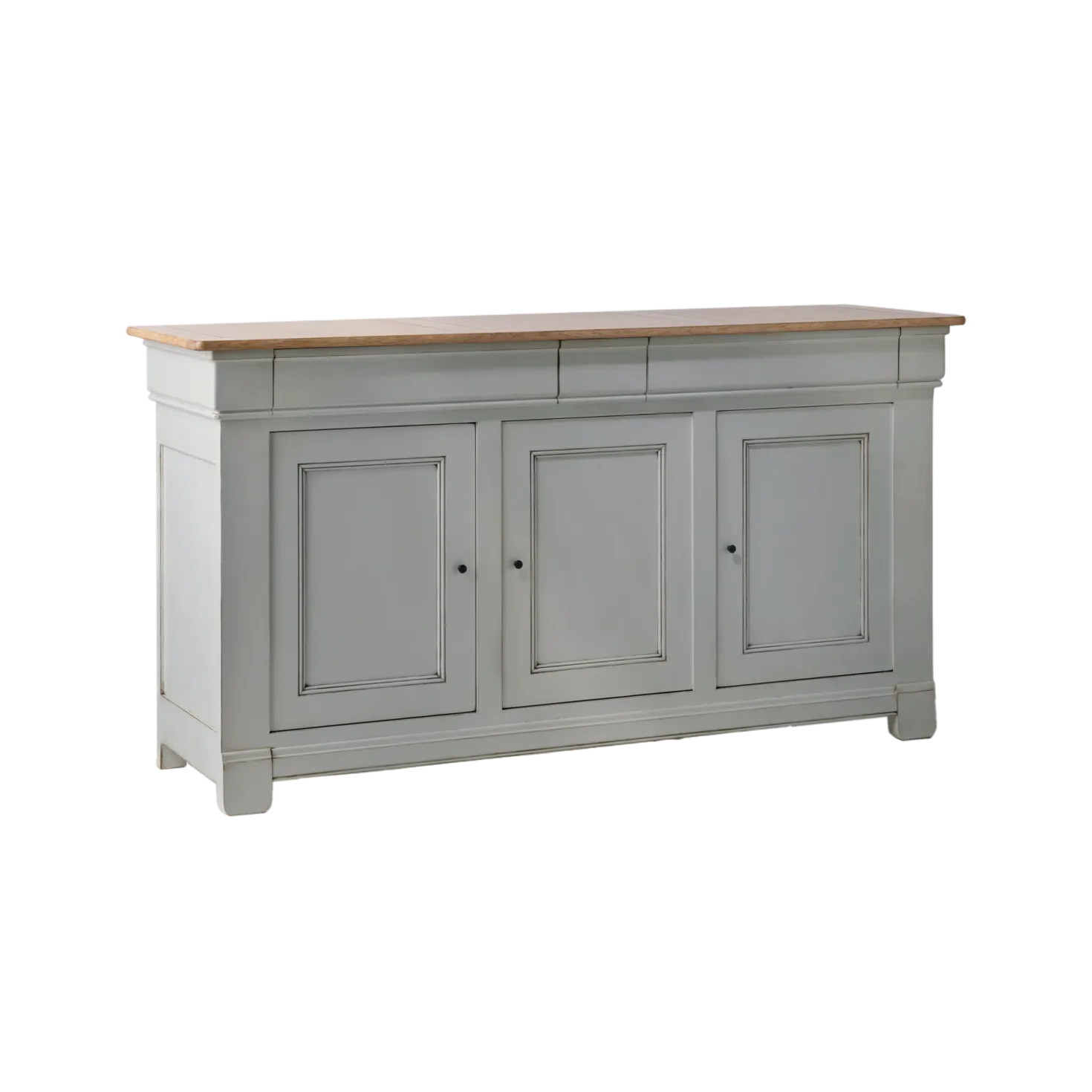 Buffet bois massif 3 portes 3 tiroirs 190 cm Embellie
