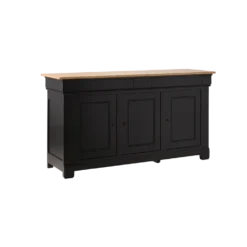 Buffet bois massif 3 portes 3 tiroirs 190 cm Embellie