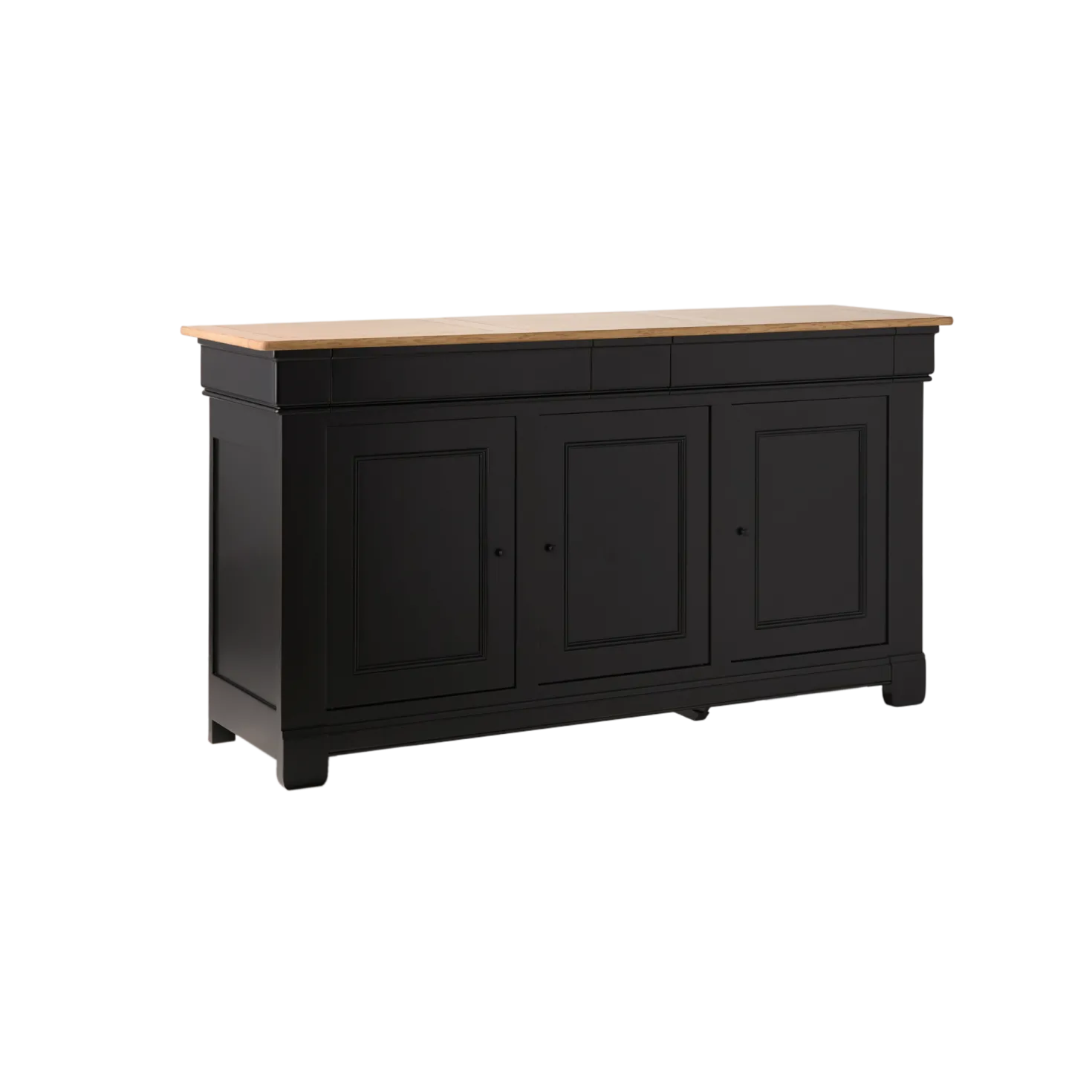Buffet bois massif 3 portes 3 tiroirs 190 cm Embellie