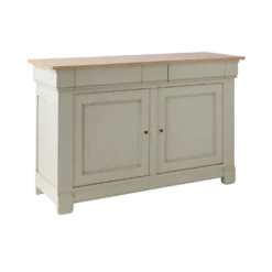 Buffet bois massif 2 portes 3 tiroirs 160 cm Embellie