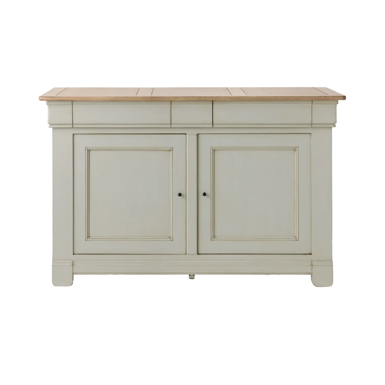 Buffet bois massif 2 portes 3 tiroirs 160 cm Embellie