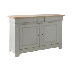 Buffet bois massif 2 portes 3 tiroirs 160 cm Embellie