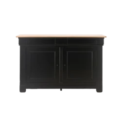 Buffet bois massif 2 portes 3 tiroirs 160 cm Embellie