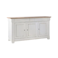 Buffet bois massif 3 portes 3 tiroirs 190 cm Embellie