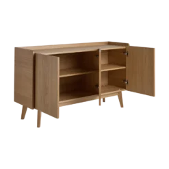 Buffet bois 3 portes 135 cm Agatha