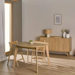 Buffet bois 3 portes 135 cm Agatha