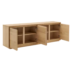 Buffet bois 4 portes 203 cm Albin