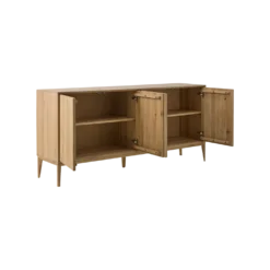 Buffet chêne massif 4 portes 178 cm Charles