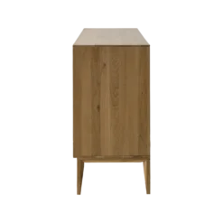 Buffet chêne massif 4 portes 178 cm Charles