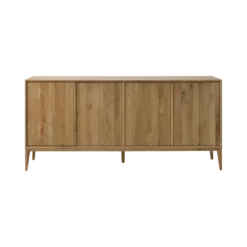 Buffet chêne massif 4 portes 178 cm Charles