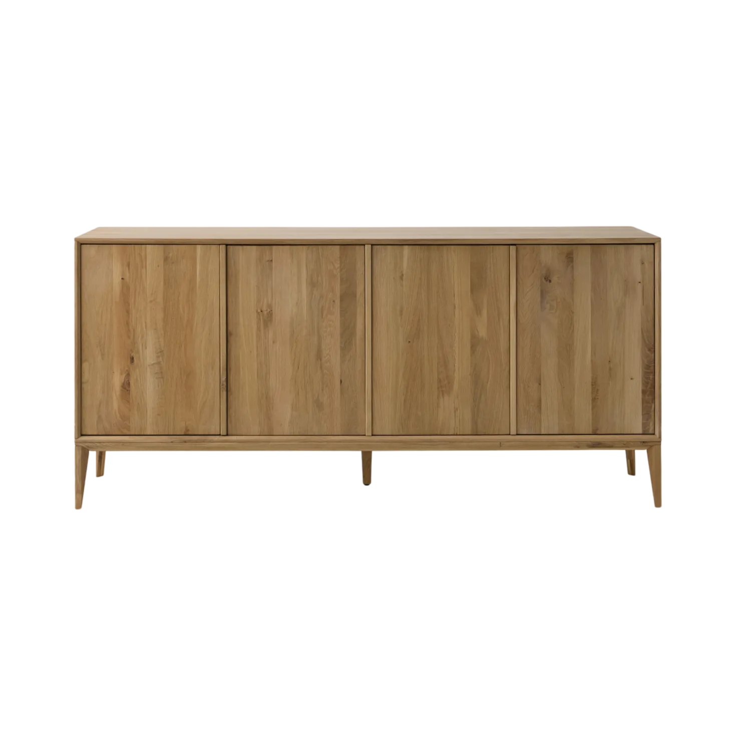 Buffet chêne massif 4 portes 178 cm Charles