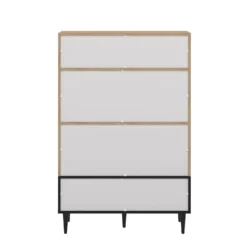 Buffet haut bois et noir Horizon