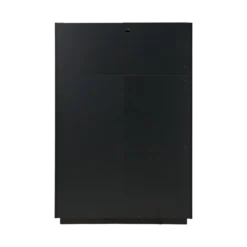 Buffet haut bois foncé et noir Nina