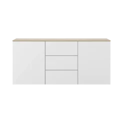 Buffet 2 portes 3 tiroirs 180 cm Tilda
