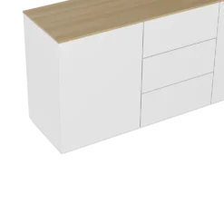 Buffet 2 portes 3 tiroirs 180 cm Tilda