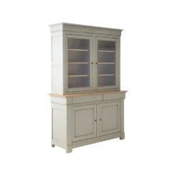 Buffet vaisselier bois massif 4 portes 3 tiroirs Embellie