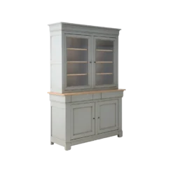 Buffet vaisselier bois massif 4 portes 3 tiroirs Embellie