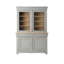 Buffet vaisselier bois massif 4 portes 3 tiroirs Embellie