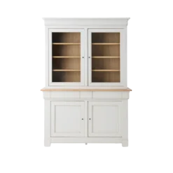 Buffet vaisselier bois massif 4 portes 3 tiroirs Embellie