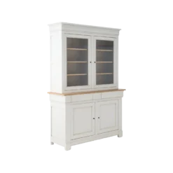 Buffet vaisselier bois massif 4 portes 3 tiroirs Embellie