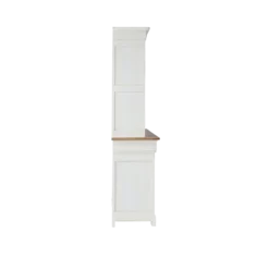 Buffet vaisselier bois massif 4 portes 3 tiroirs Embellie