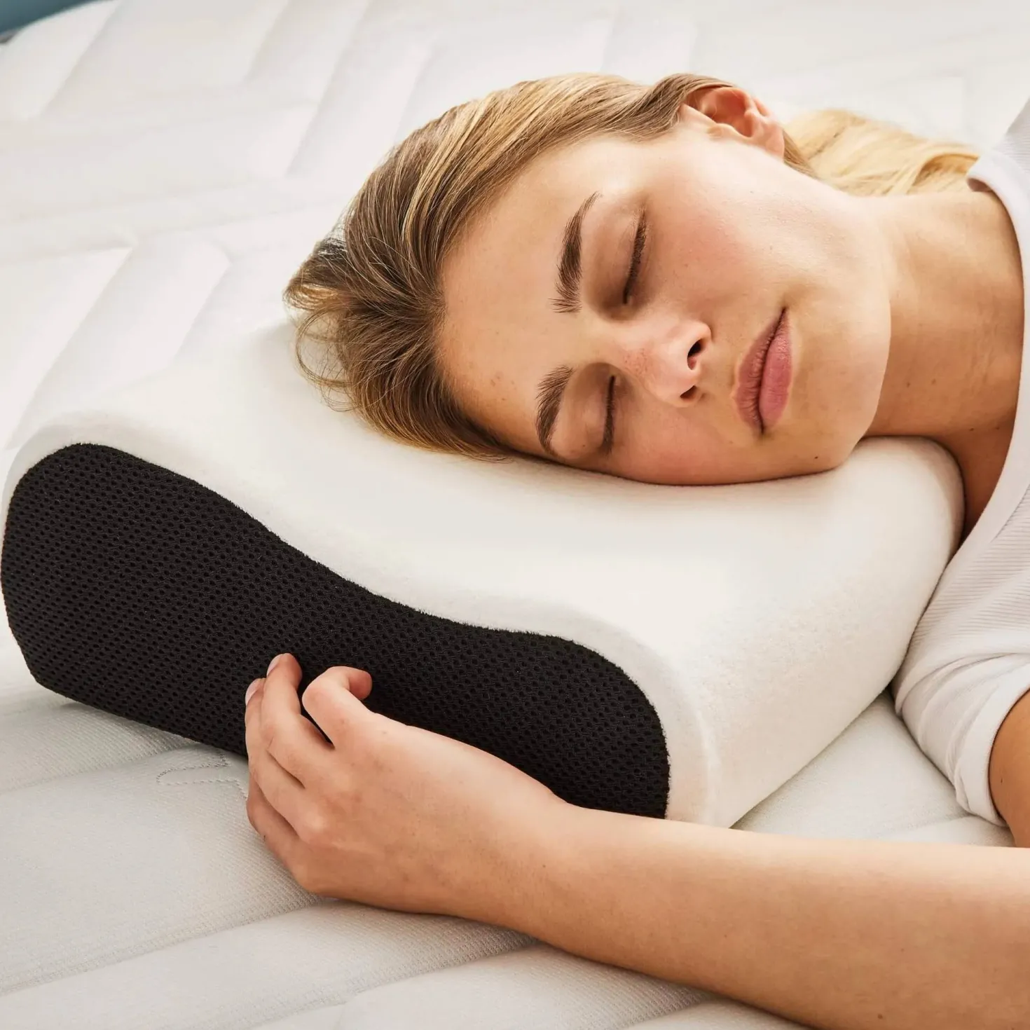 BULTEX Oreiller ferme ergonomique à mémoire de forme