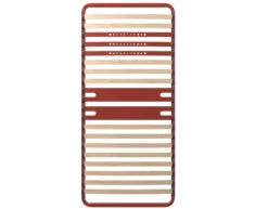 BULTEX Sommier cadre métal à lattes 5 zones 4 cm Morpho