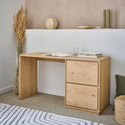 Bureau bois 2 portes Albin