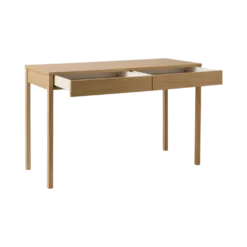 Bureau décor bois 2 tiroirs Simon
