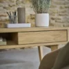 Bureau 1 tiroir bois Atia