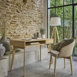 Bureau 1 tiroir bois Atia