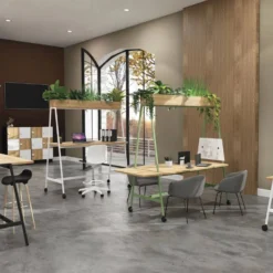 BURONOMIC Table de travail collaborative mobile Alto