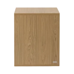 Caisson de bureau décor bois 1 tiroir 1 porte Simon