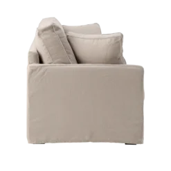 Canapé convertible coton/lin déhoussable Margot