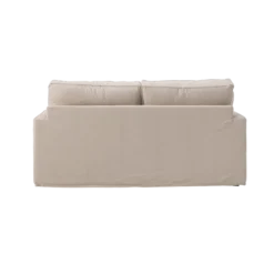 Canapé convertible coton/lin déhoussable Margot