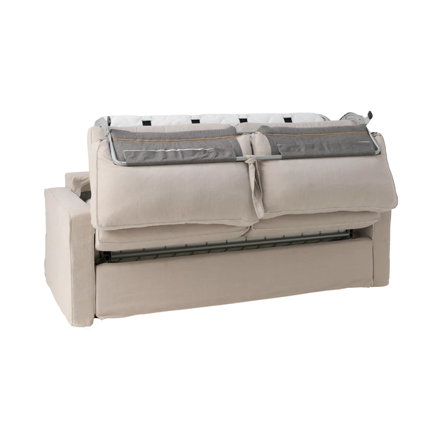 Canapé convertible coton/lin déhoussable Margot