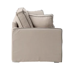 Canapé convertible coton/lin déhoussable Margot