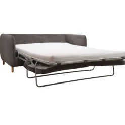 Canapé convertible tissu chenillé Portimo