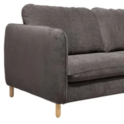 Canapé convertible tissu chenillé Portimo