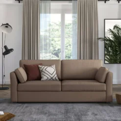 Canapé convertible tissu coton déhoussable Marbella