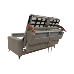 Canapé convertible tissu déhoussable Alden