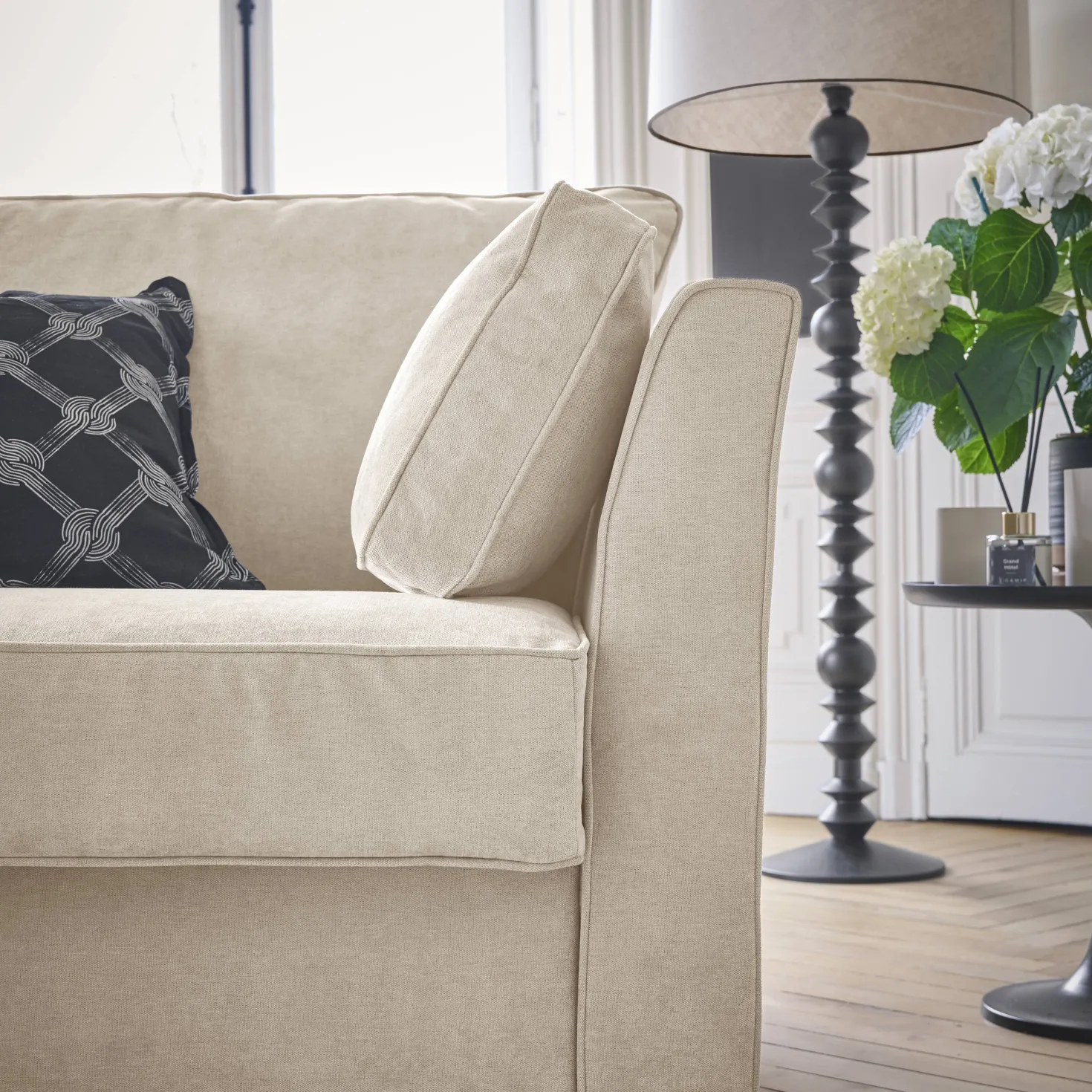 Canapé convertible tissu déhoussable Marbella