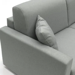 Canapé convertible tissu déhoussable Aubin