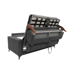 Canapé convertible tissu déhoussable Alden