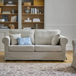 Canapé convertible tissu déhoussable Naxos